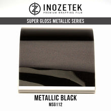 Load image into Gallery viewer, Inozetek Metallic Black Gloss Vinyl