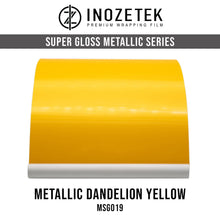 Load image into Gallery viewer, Inozetek super gloss Metallic Dandelion Yellow Vinyl
