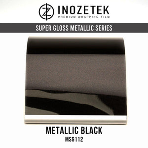 Inozetek Metallic Black Gloss Vinyl