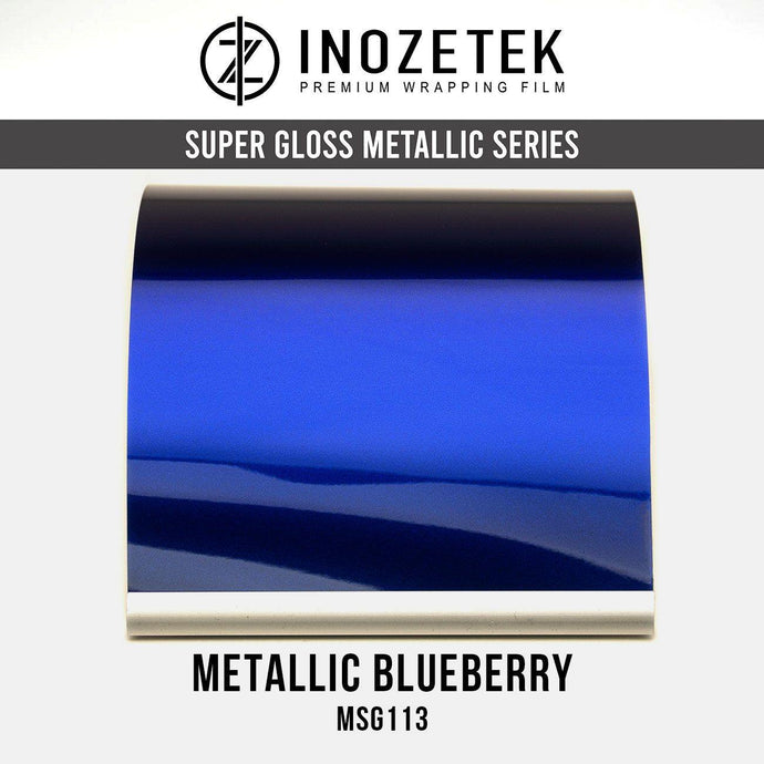 Inozetek Metallic Blueberry Gloss Vinyl