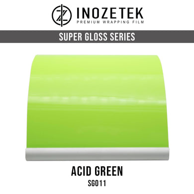 inozetek Acid Green Super gloss series Sg011 Color Card