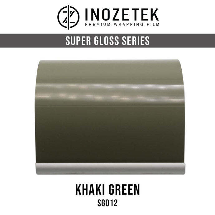 Inozetek Khaki Green Gloss Vinyl
