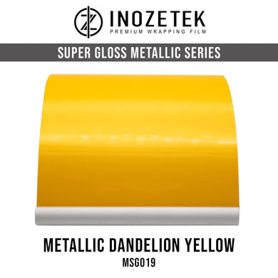 Inozetek super gloss Metallic Dandelion Yellow Vinyl